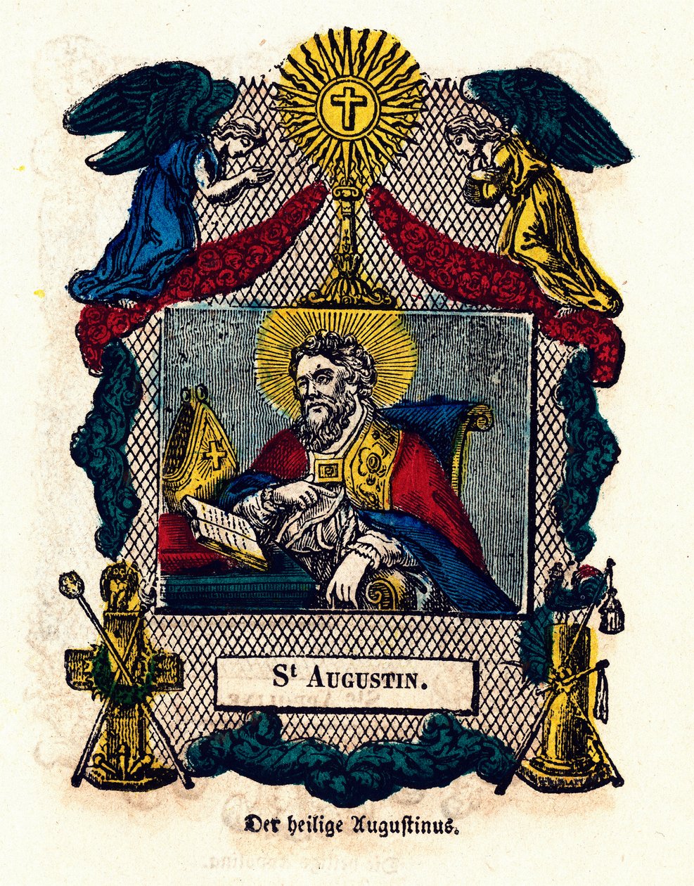 Pious Image: Saint Augustine by Anonymous Anonymous