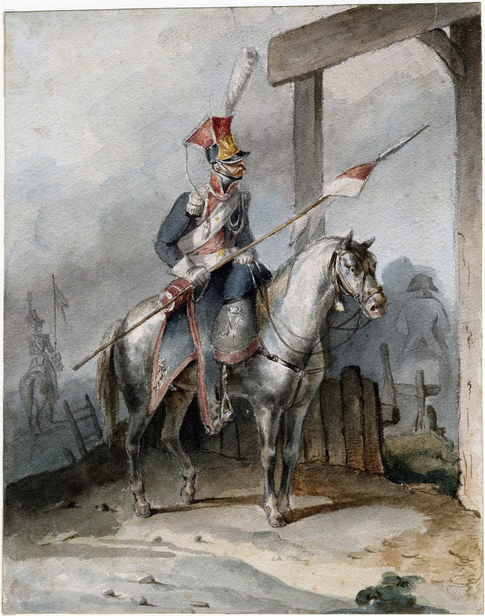 Polish Chevauleger of the French Imperial Guard by Anonymous Anonymous