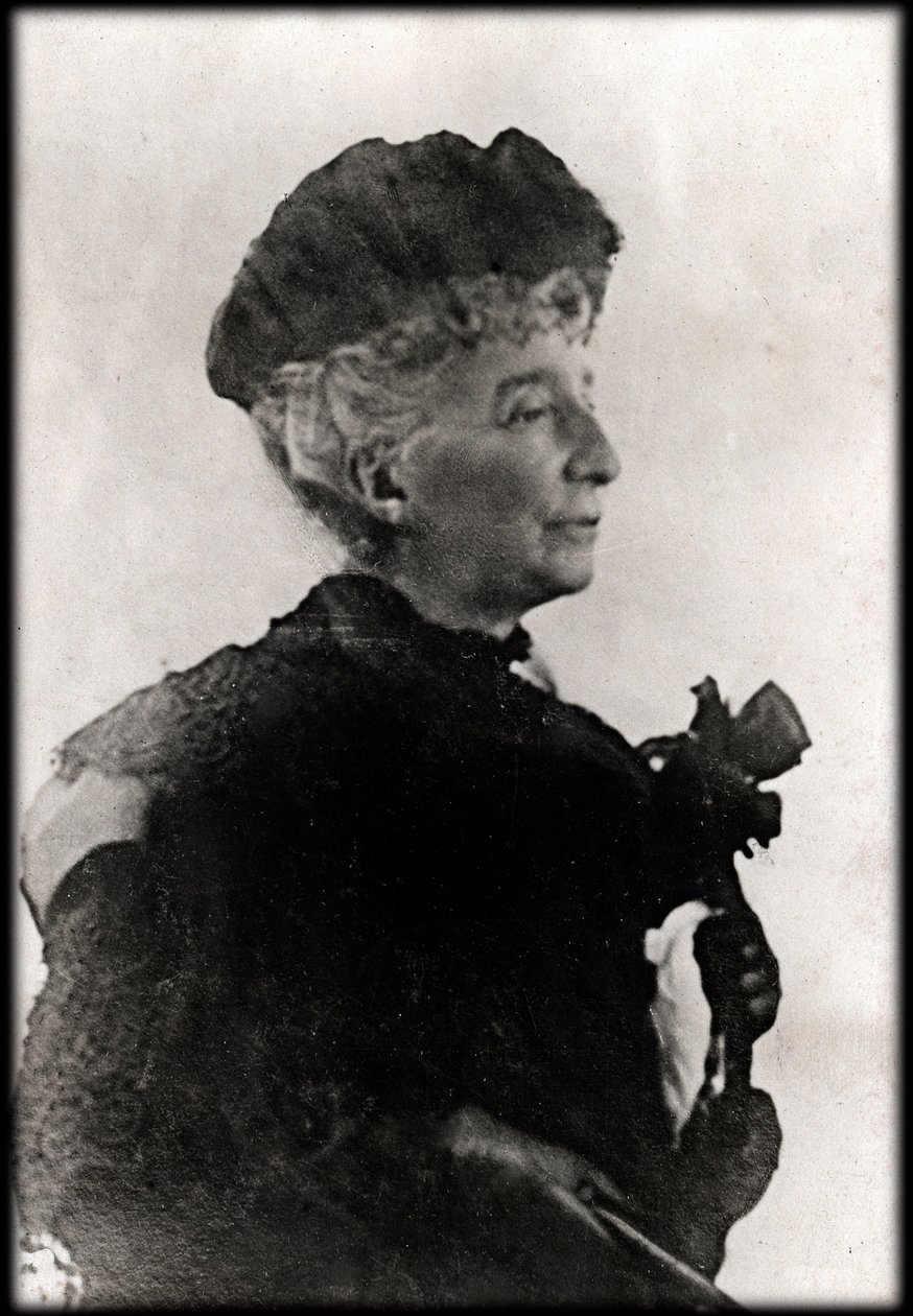 Portrait of Cosima Wagner (1838-1930) by Anonymous Anonymous