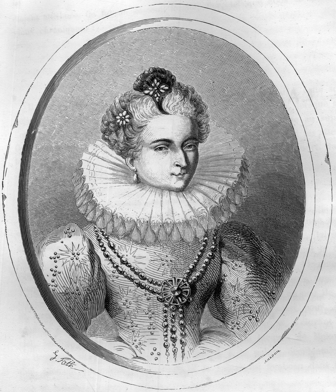 Portrait of Leonora Dori (or Dosi) dit Galigai, marechale d