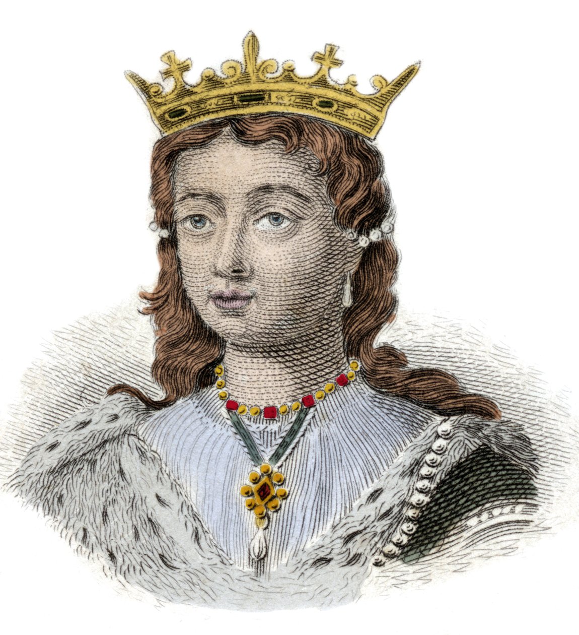 Portrait of Margarita of Anjou, Queen of England (1429-1482) by Anonymous Anonymous