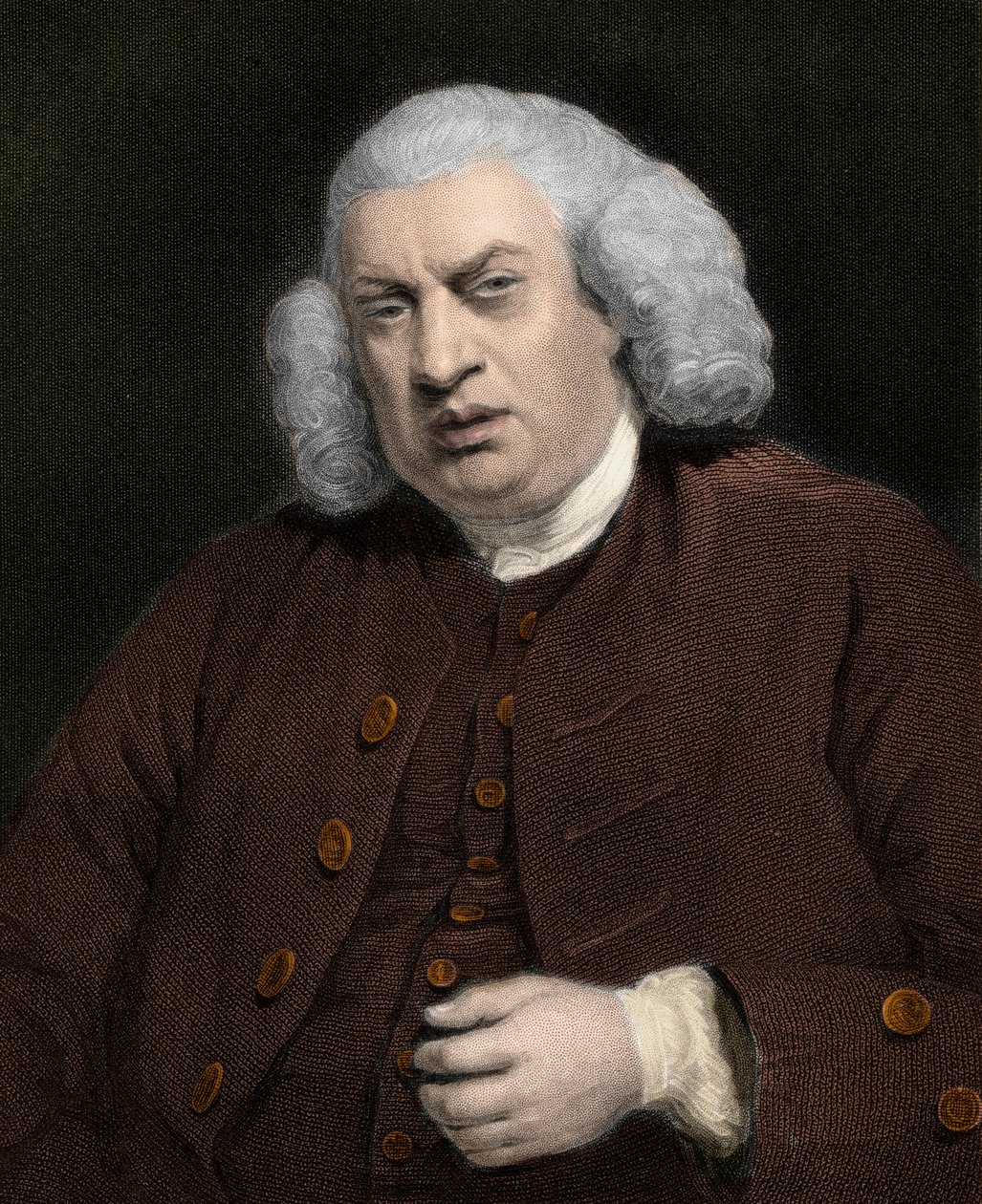 Portrait of Samuel Johnson (1709-1784), English Writer by Anonymous Anonymous
