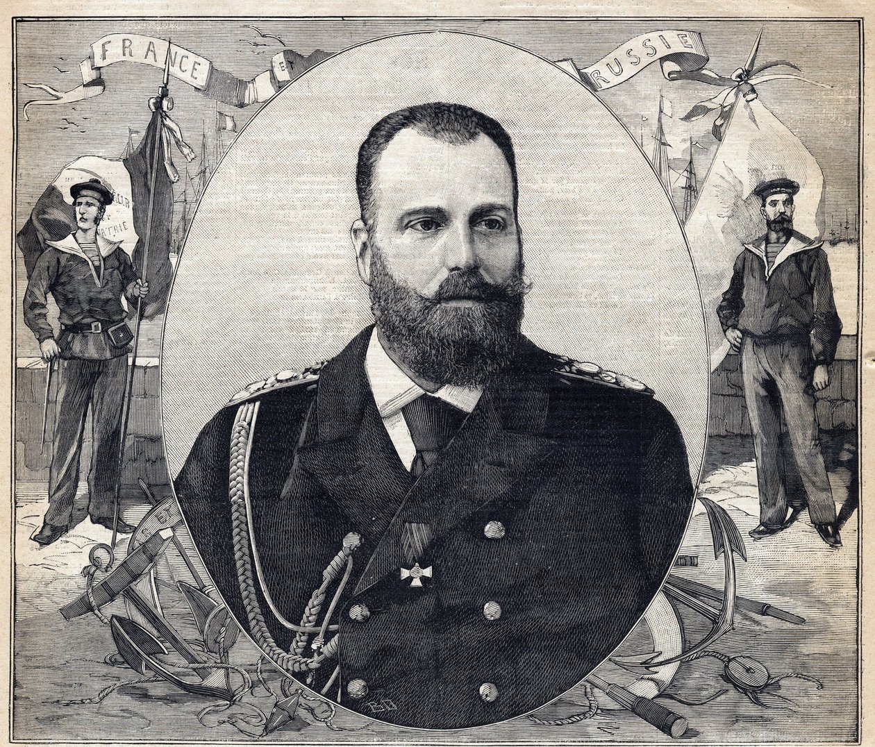 Portrait of the Grand Duke Alexandrovich (Aleksei Aleksandrovich Romanov) by Anonymous Anonymous