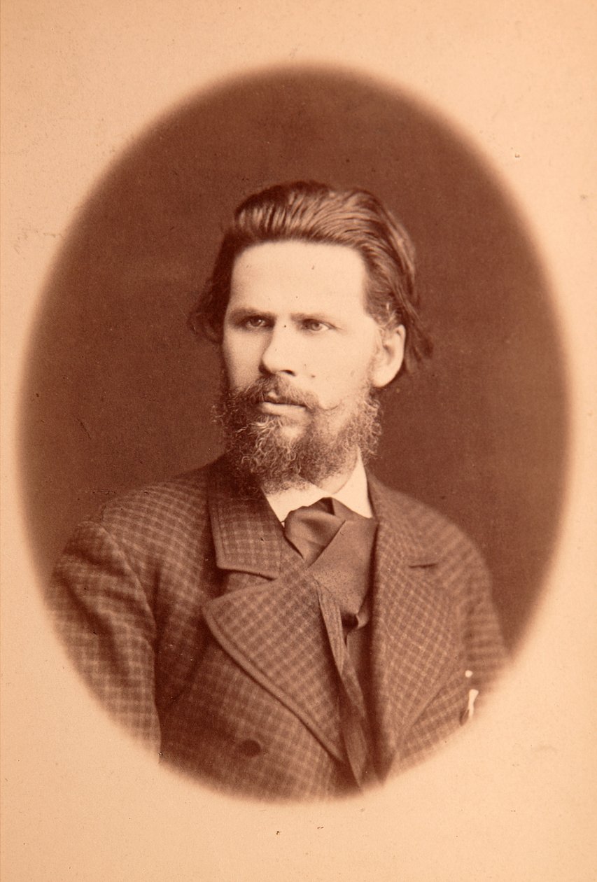 Portrait of the artist Ivan Nikolaievitch Kramskoi by Anonymous Anonymous