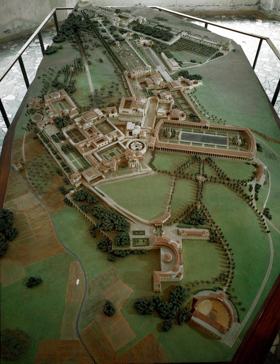 Roman art: reduced model of Villa Adriana (Hadrian) by Anonymous Anonymous