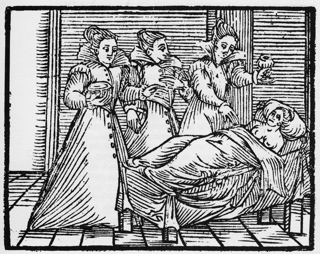 Somnic malefice - Compendium Maleficarum, deals with witches, their malefices and their sortileges by Francesco Maria Guazzo or Guaccio or Guaccius (15?? -16??) 1608 Private Collection. by Anonymous Anonymous