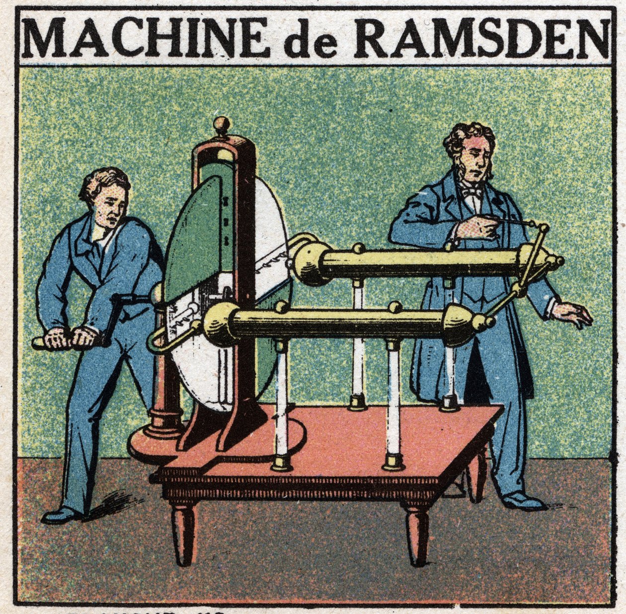 Static machines: machine an addition. Machine by Jesse Ramsden (1735-1800) invented in 1768 by Anonymous Anonymous