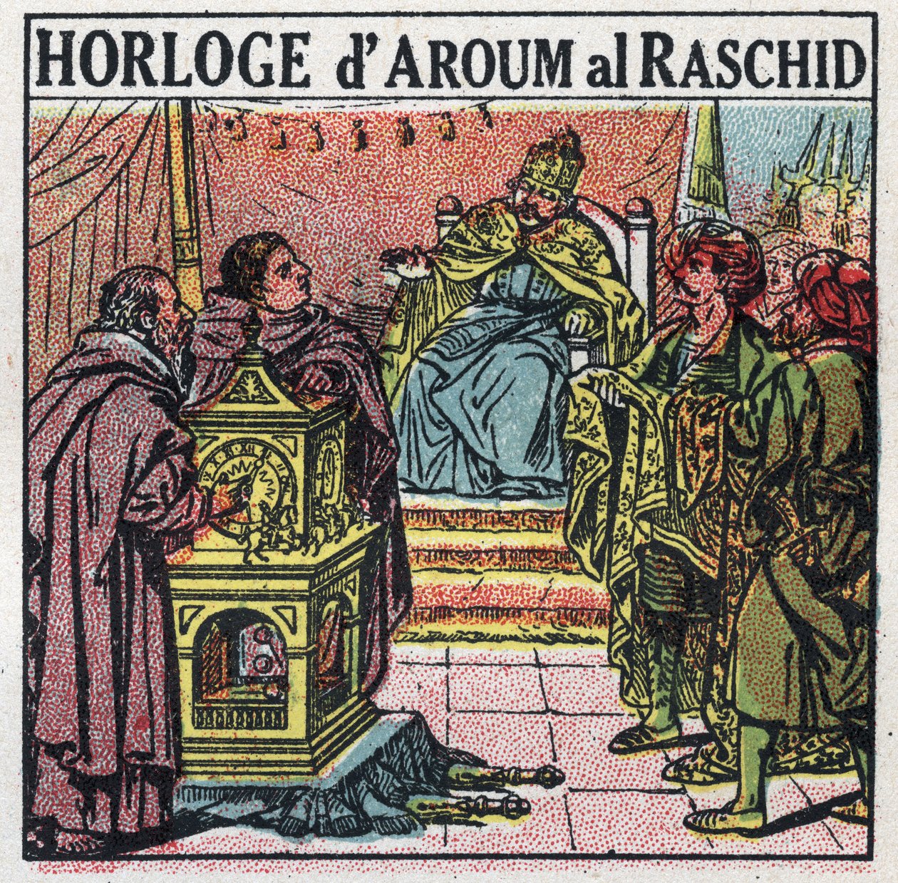 Time: Haroun al-Rashid, Caliph of the Abbasid. Anonymous illustration ...
