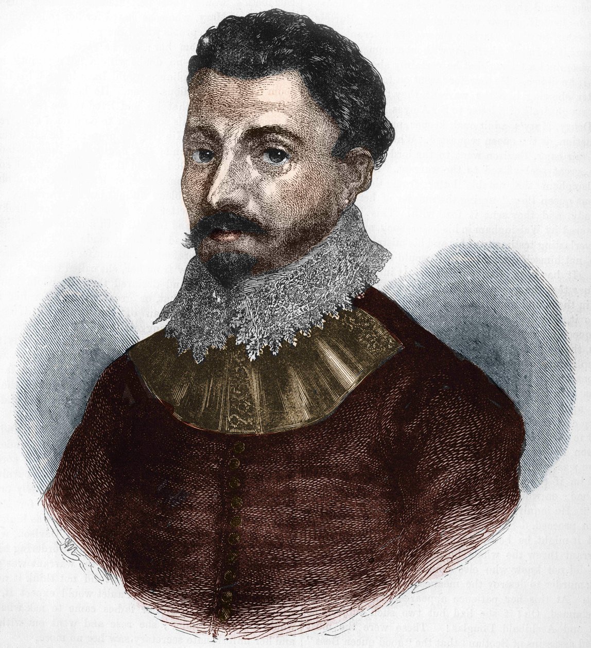 Portrait of Sir Francis Drake, English navigator and privateer by Anonymous Anonymous