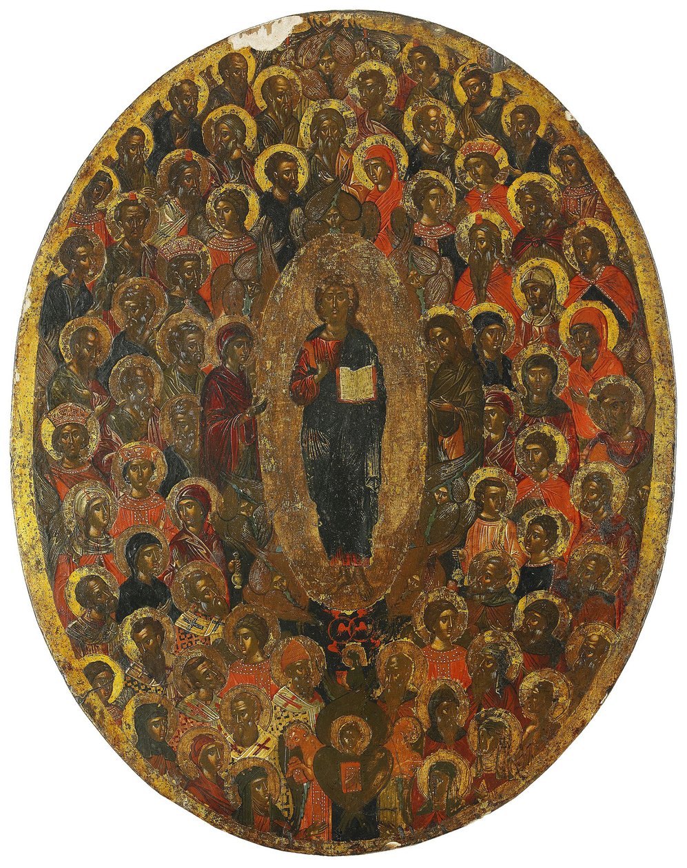 Deesis by Anonymous Russian icon painter