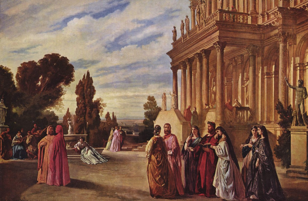 The Garden of Ariosto by Anselm Feuerbach
