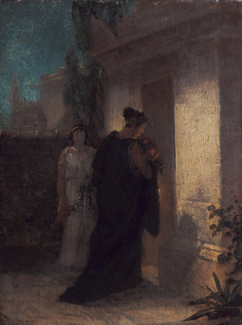 Woman in Mourning (Antigone) by Anselm Feuerbach