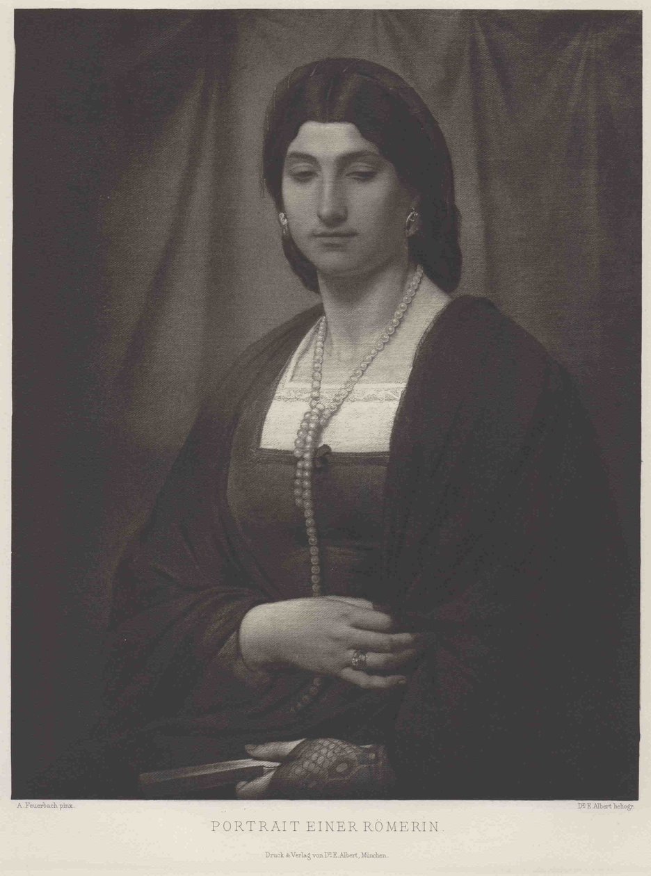 Portrait of a Woman (Nanna) by Anselm Feuerbach