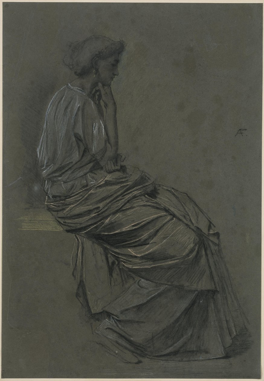 Seated Woman by Anselm Feuerbach