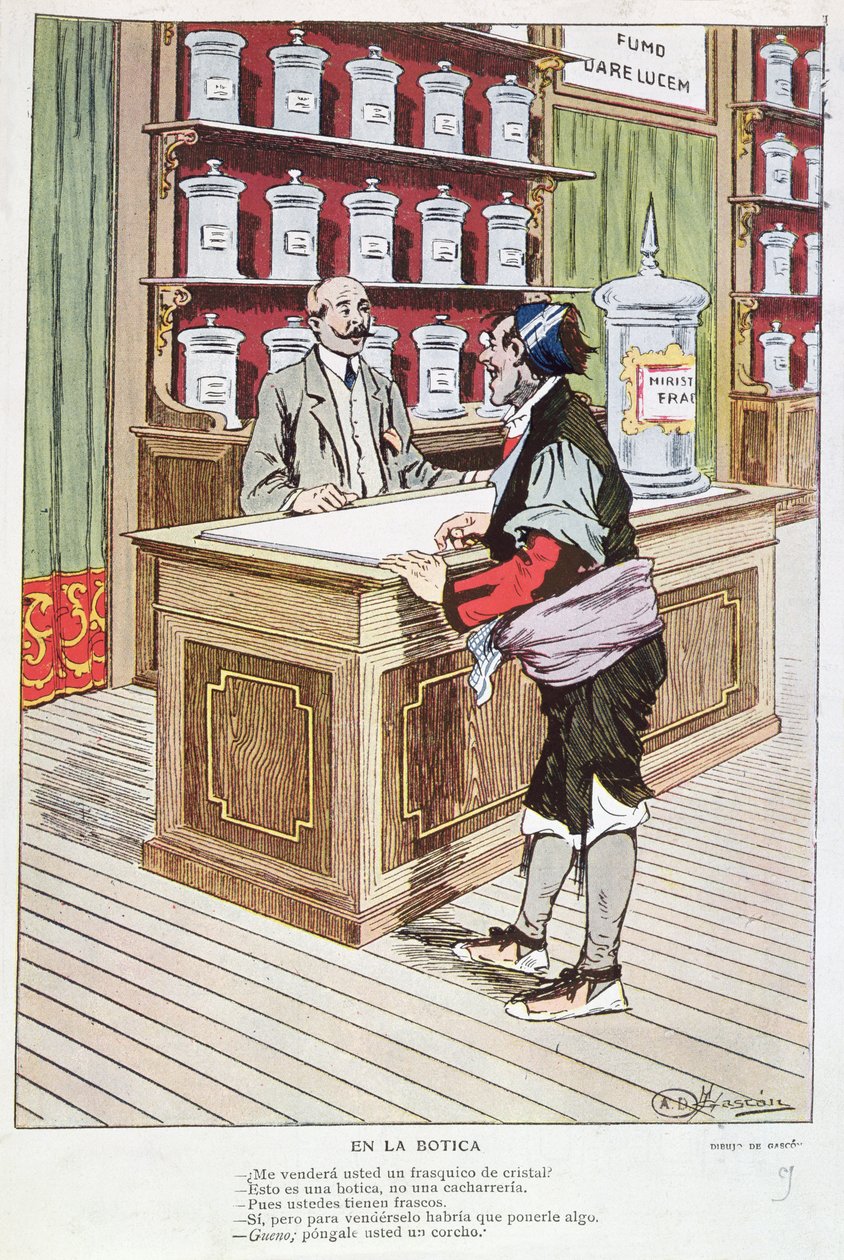 Spanish Pharmacy by Anselmo Gascon de Gotor