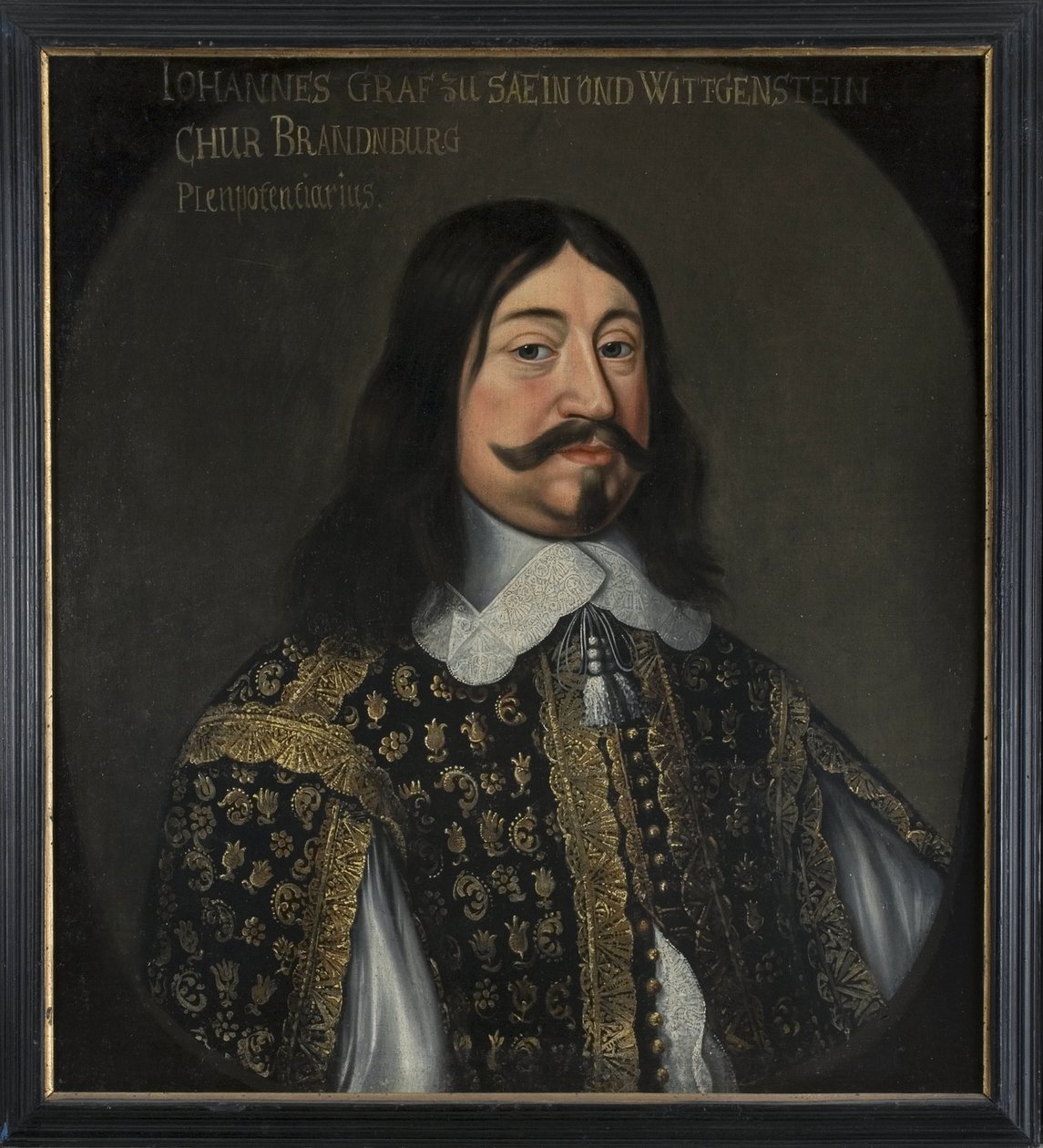 Portrait of John VIII, Count of Sayn-Wittgenstein-Hohenstein by Anselmus van (after) Hulle