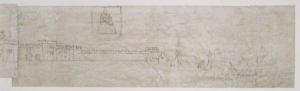 Richmond Palace, facade by Anthonie Jacobus van Wyngaerdt
