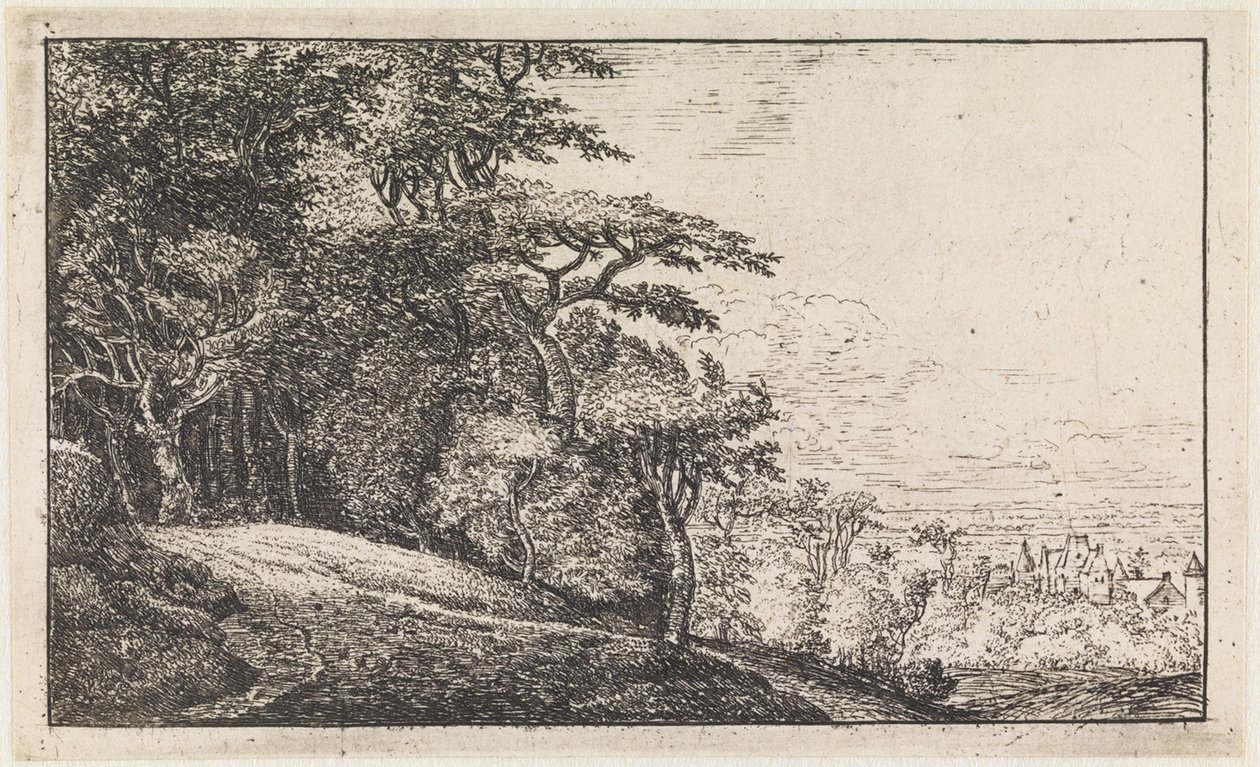 The Entrance of a Forest by Anthonie Waterloo