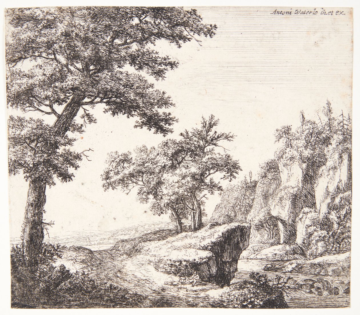 Flood Landscape by Anthonie Waterloo