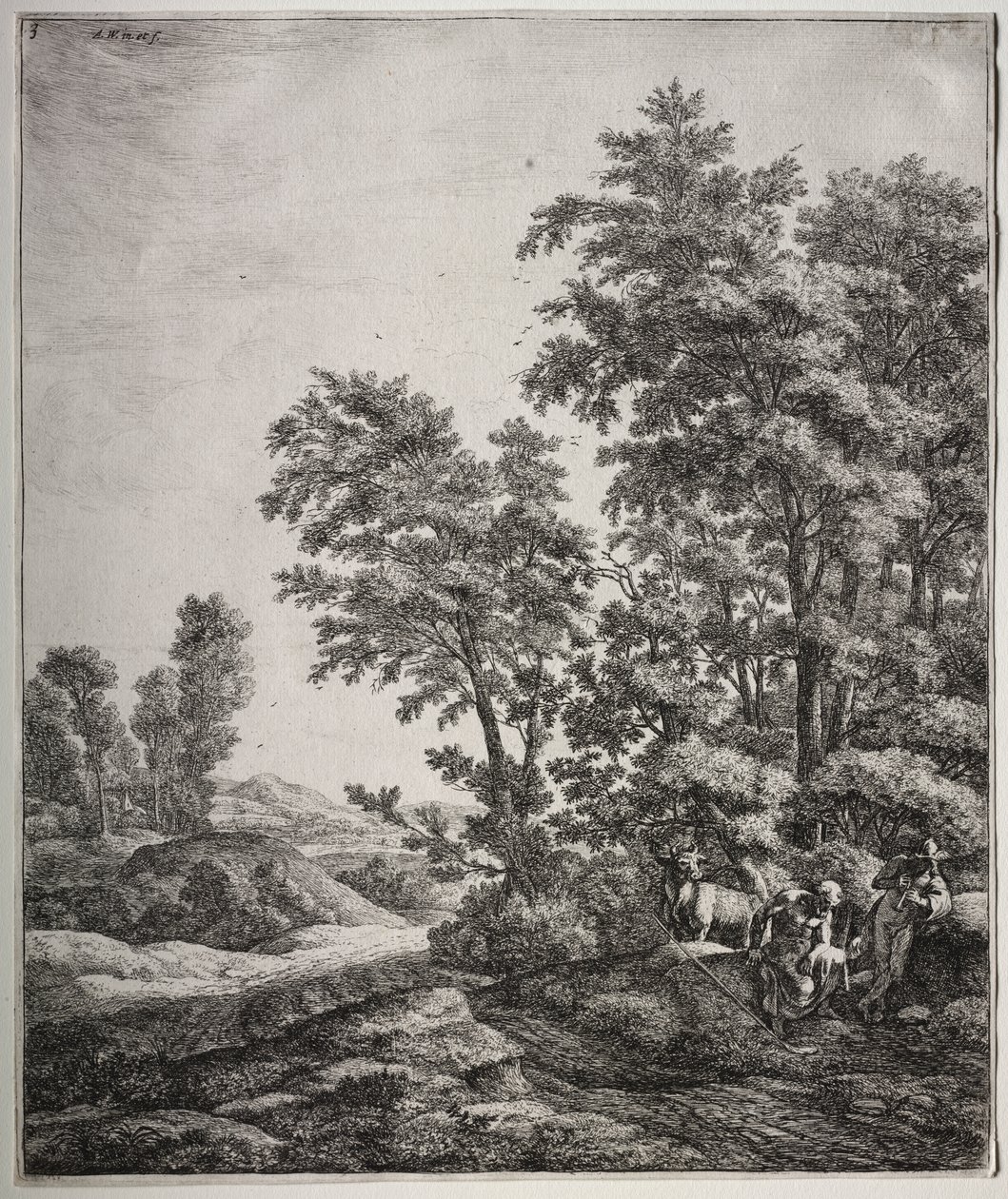 Six Large Upright Landscapes with Scenes from Ovid