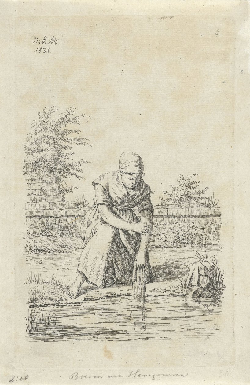 Washing Woman from Hainaut (Farmers and Farmer