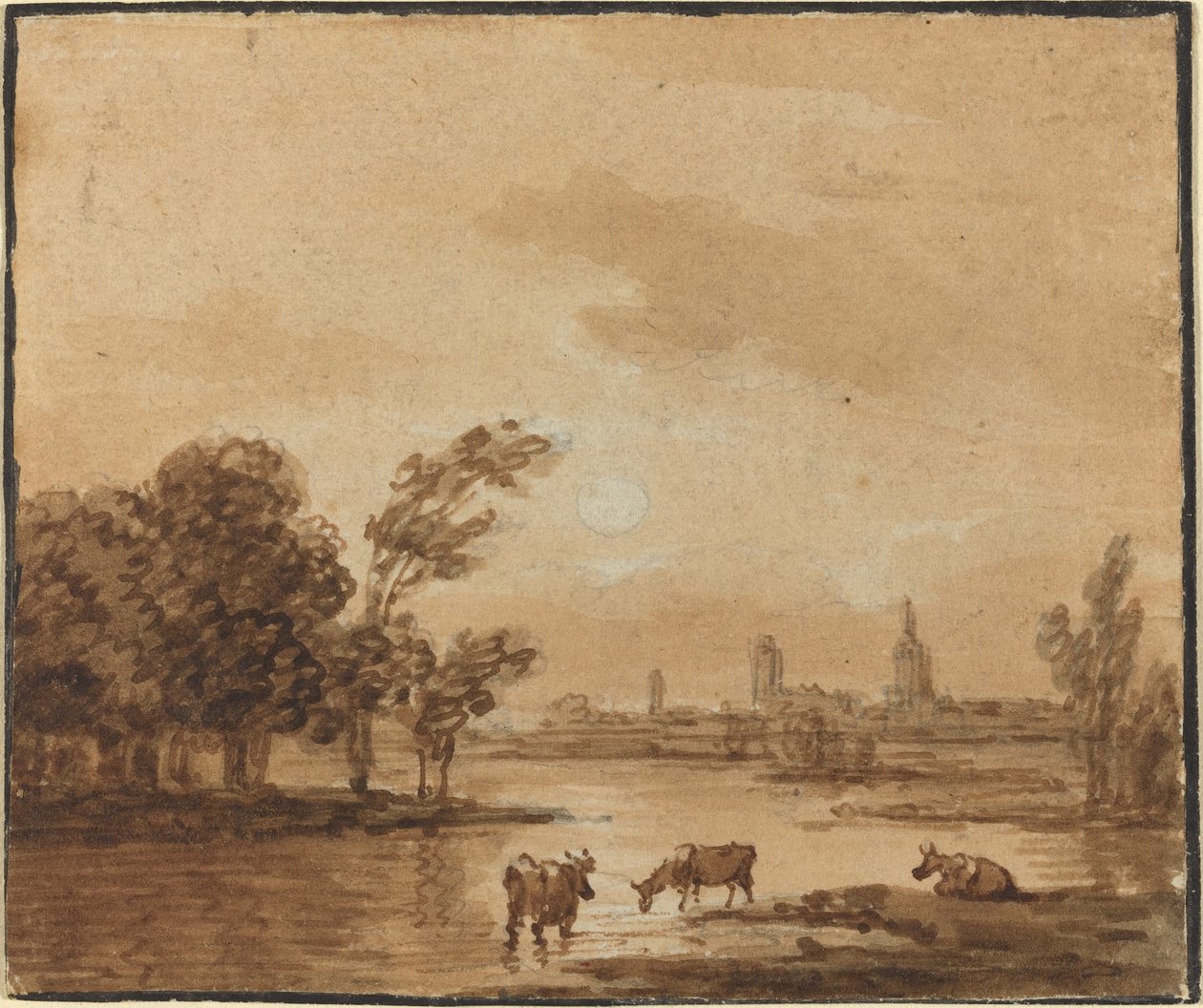 Landscape by Anthonie van Borssom