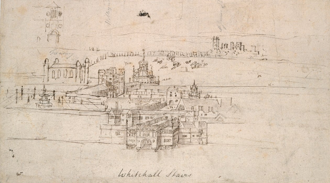 The Tower of London, c1550-1560 by Anthonis van den Wyngaerde