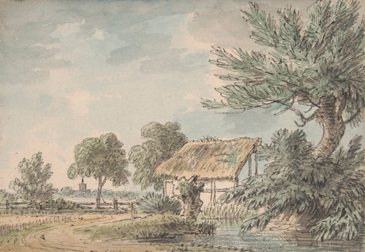 Landscape near Watford, Herfordshire by Anthony Devis
