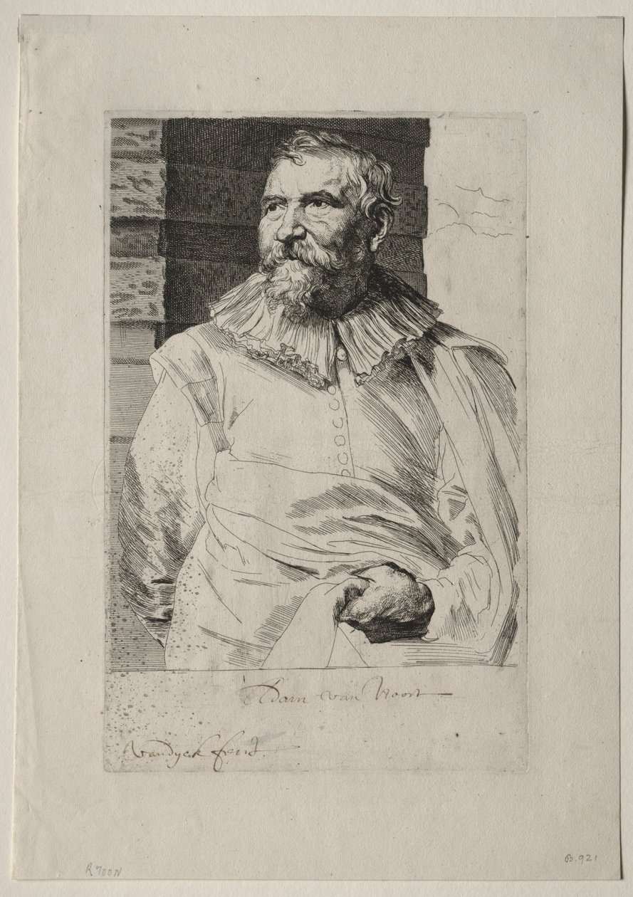 Adam van Noort by Anthony van Dyck