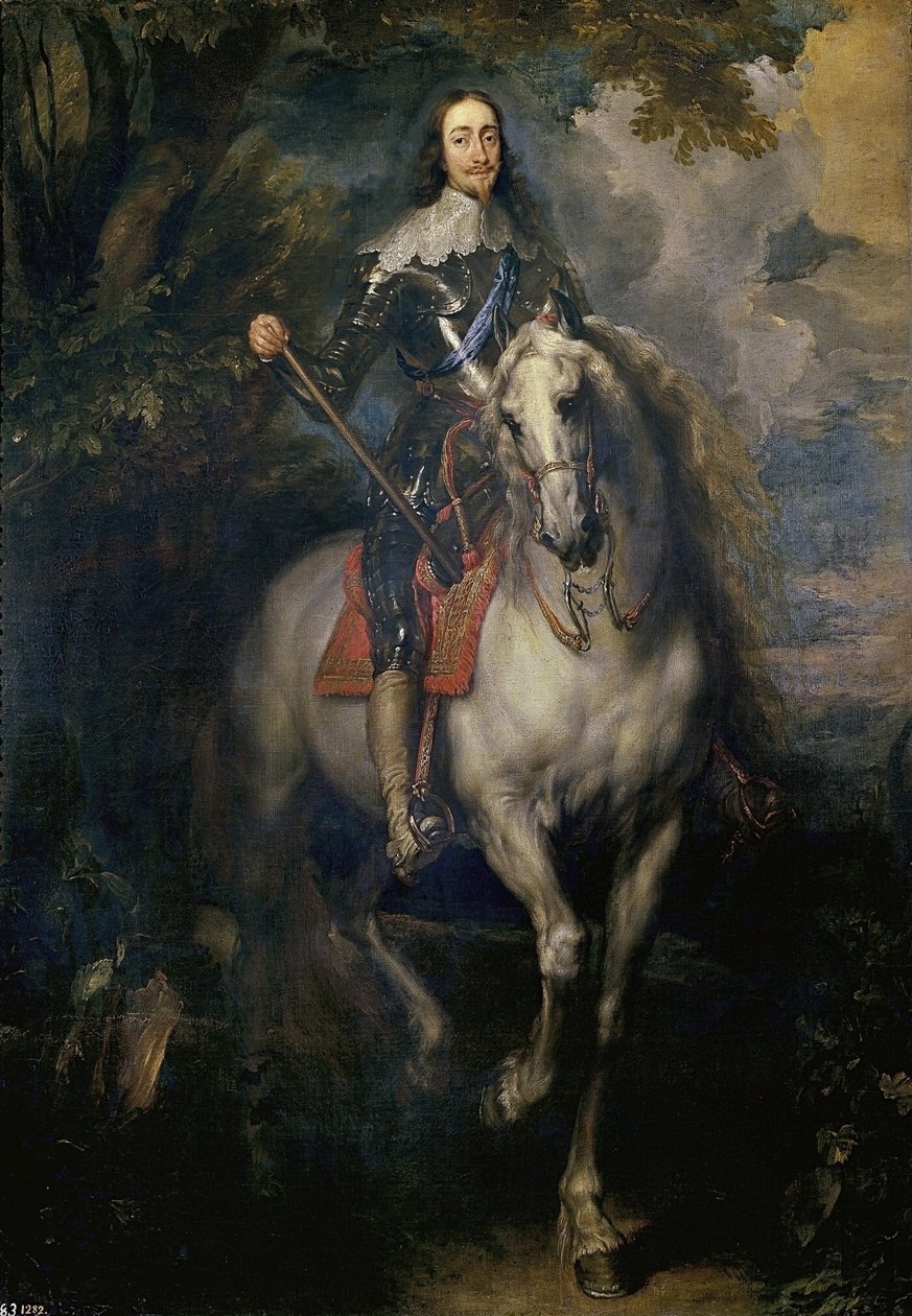 Equestrian Portrait of Charles I by Anthony van Dyck