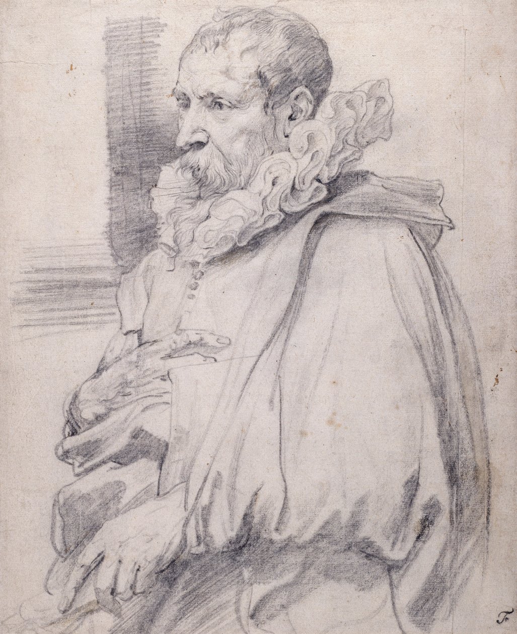 Pieter Brueghel the Younger by Anthony van Dyck