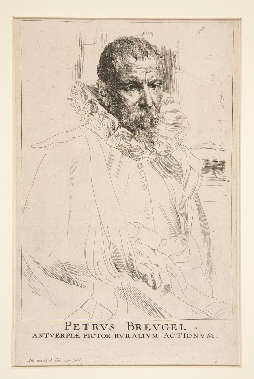 Pieter Brueghel, the Younger by Anthony van Dyck