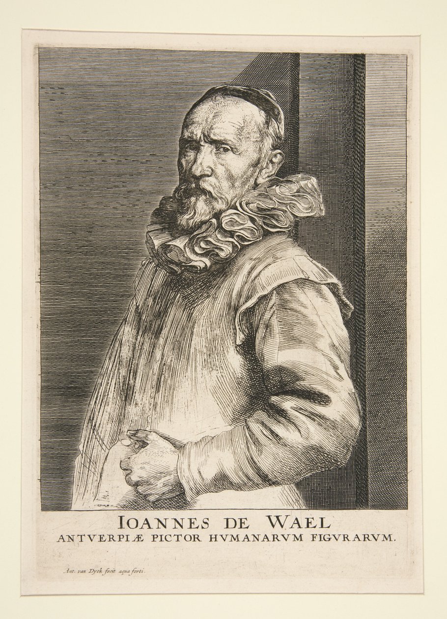Portrait of Jan de Wael (1558-1633) by Anthony van Dyck