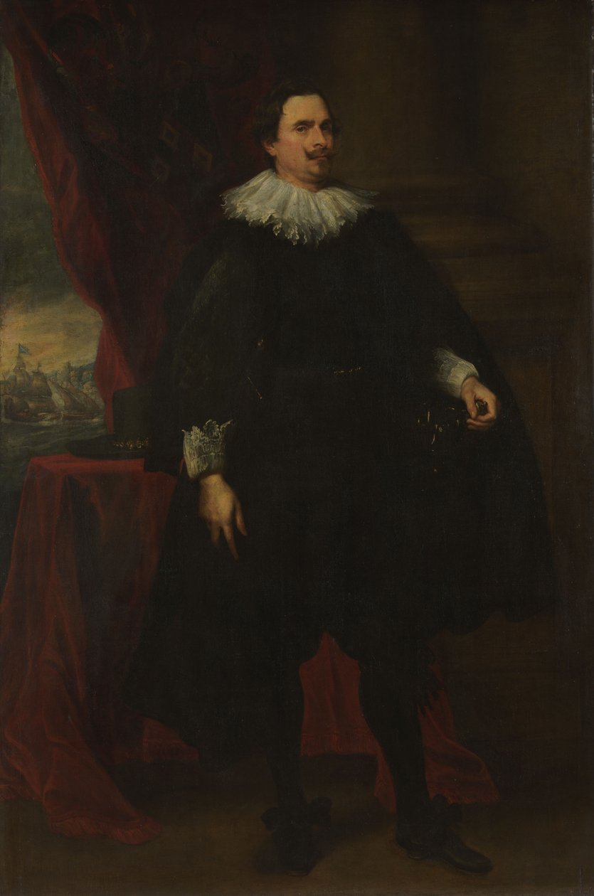 Portrait of a Male Member of the Van der Borcht Family, c.1635 by Anthony van Dyck