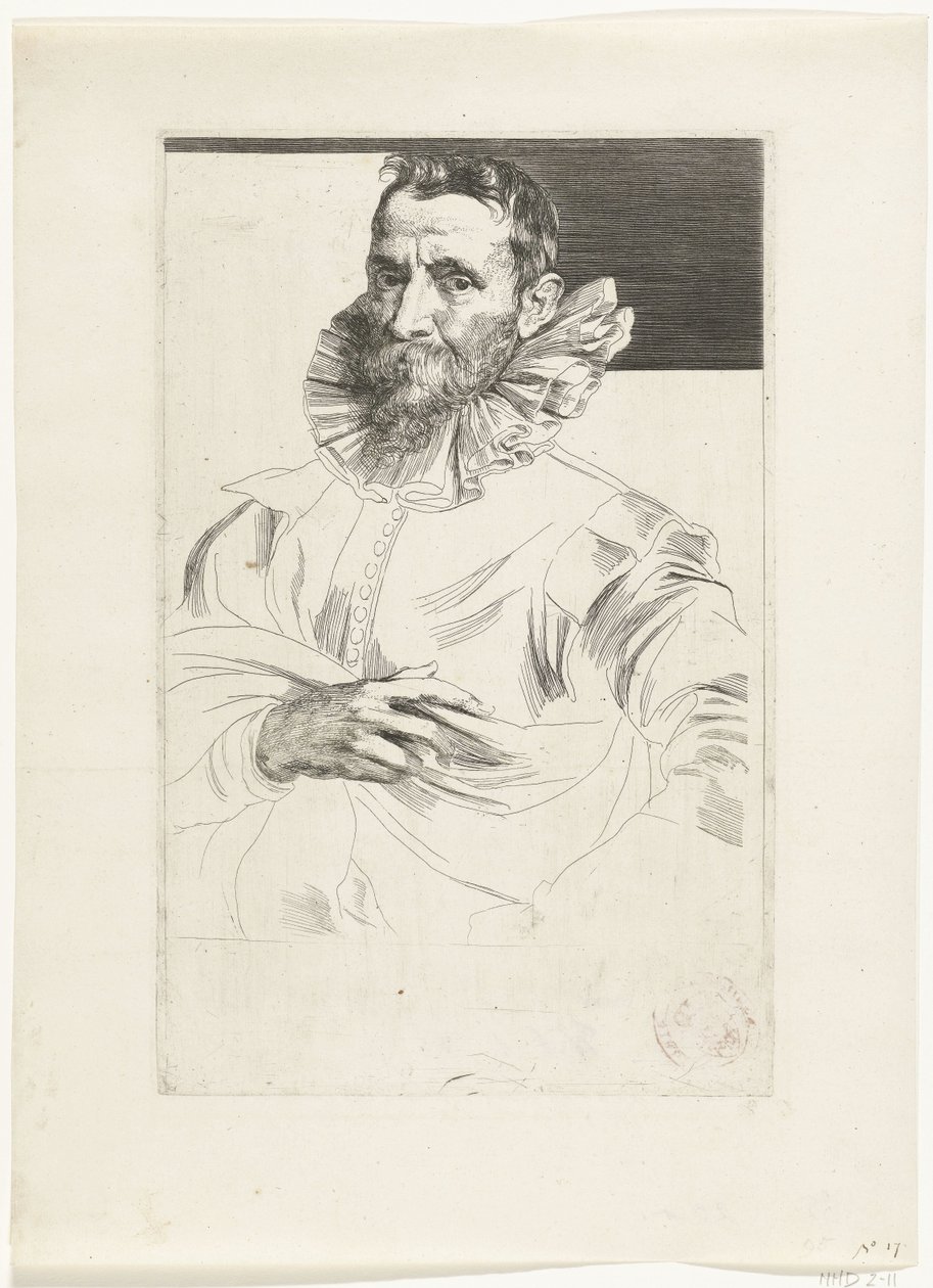 Portrait of Jan Brueghel the Elder by Anthony van Dyck