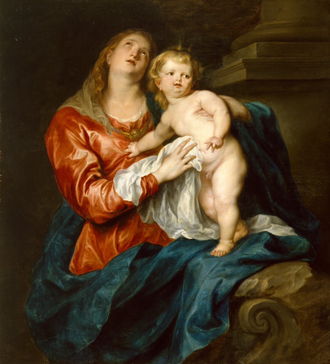 Virgin and Child by Anthony van Dyck