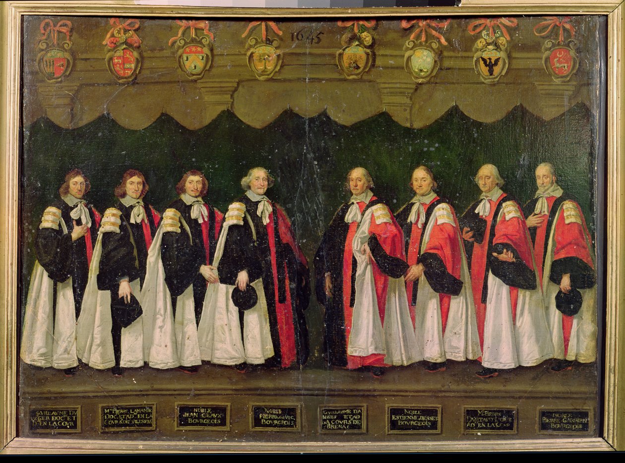 The Aldermen of 1644-45 by Antoine Durand: Fine art print