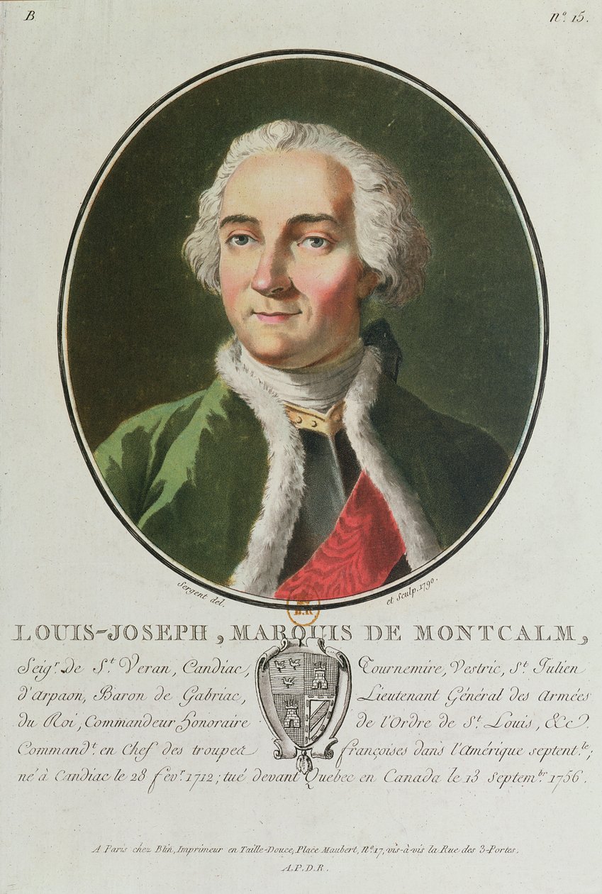 Louis-Joseph de Montcalm by Antoine Louis Francois Sergent-Marceau
