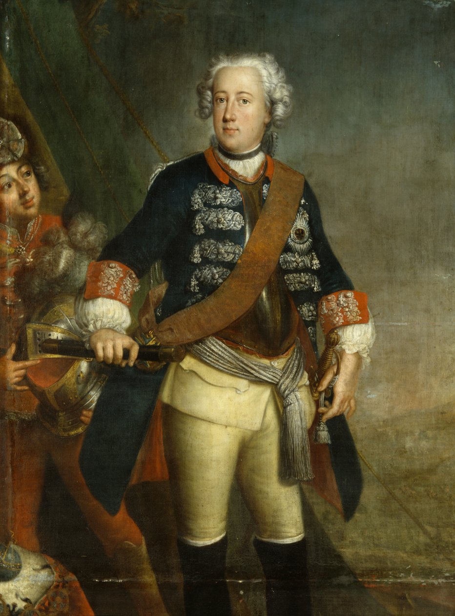 Frederick II as King by Antoine Pesne