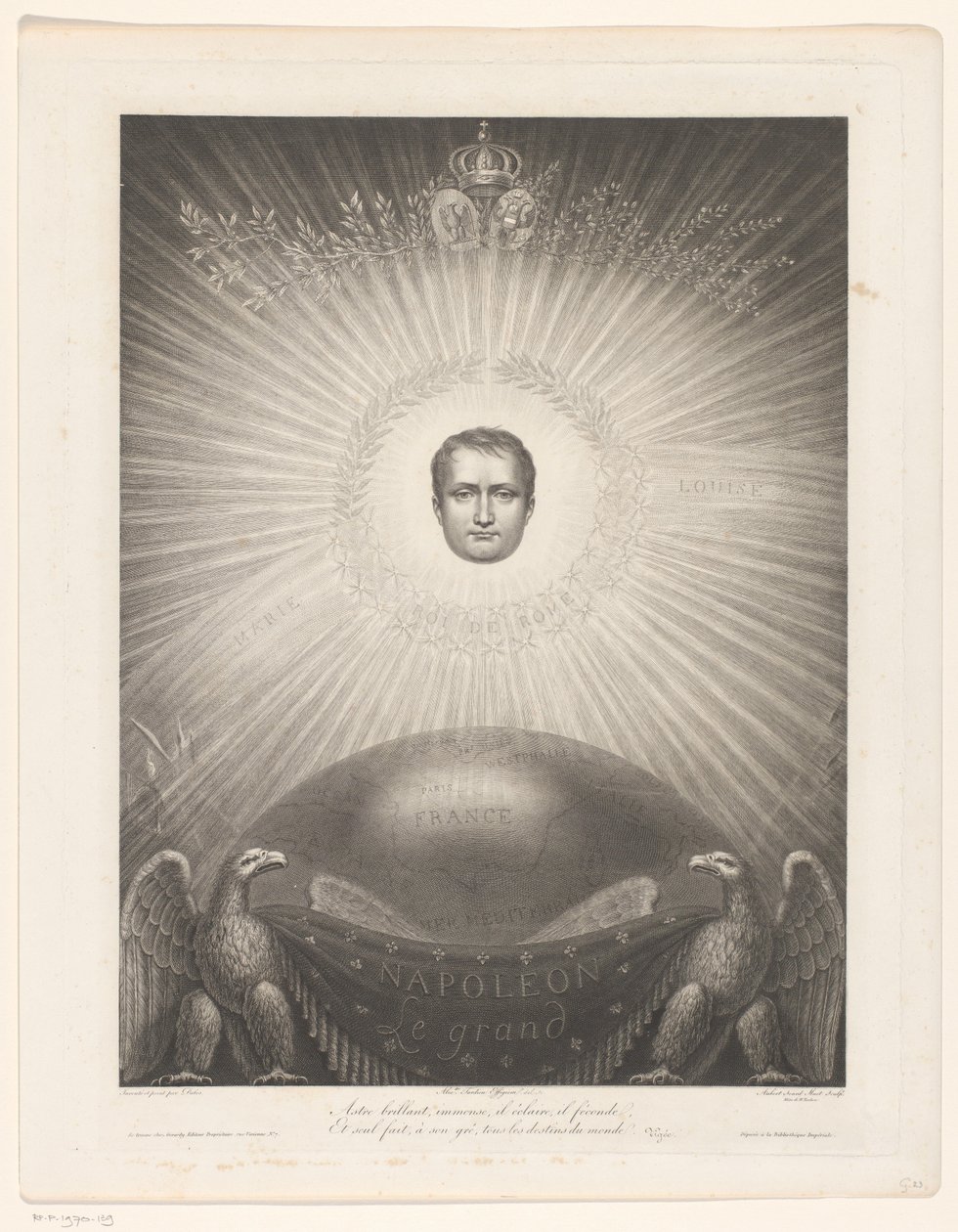 Glorification of Napoleon Bonaparte by Antoine Aubert