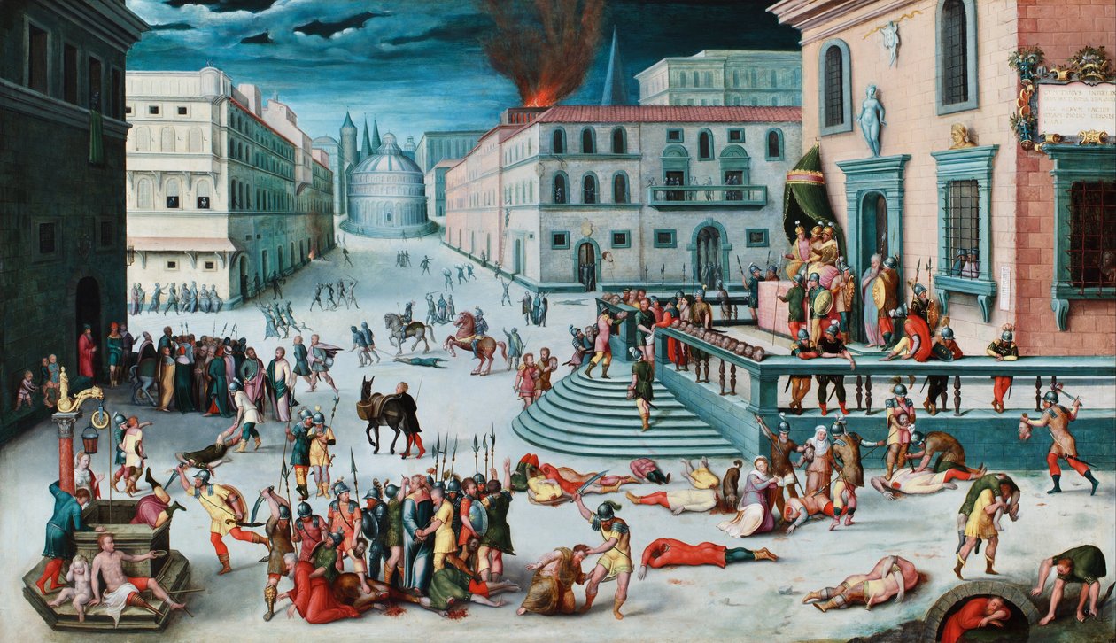 The Massacre of the Triumvirate by Antoine Caron