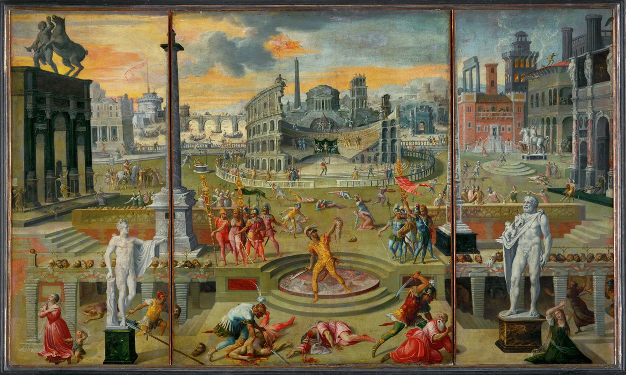 The Massacre of the Triumvirate by Antoine Caron