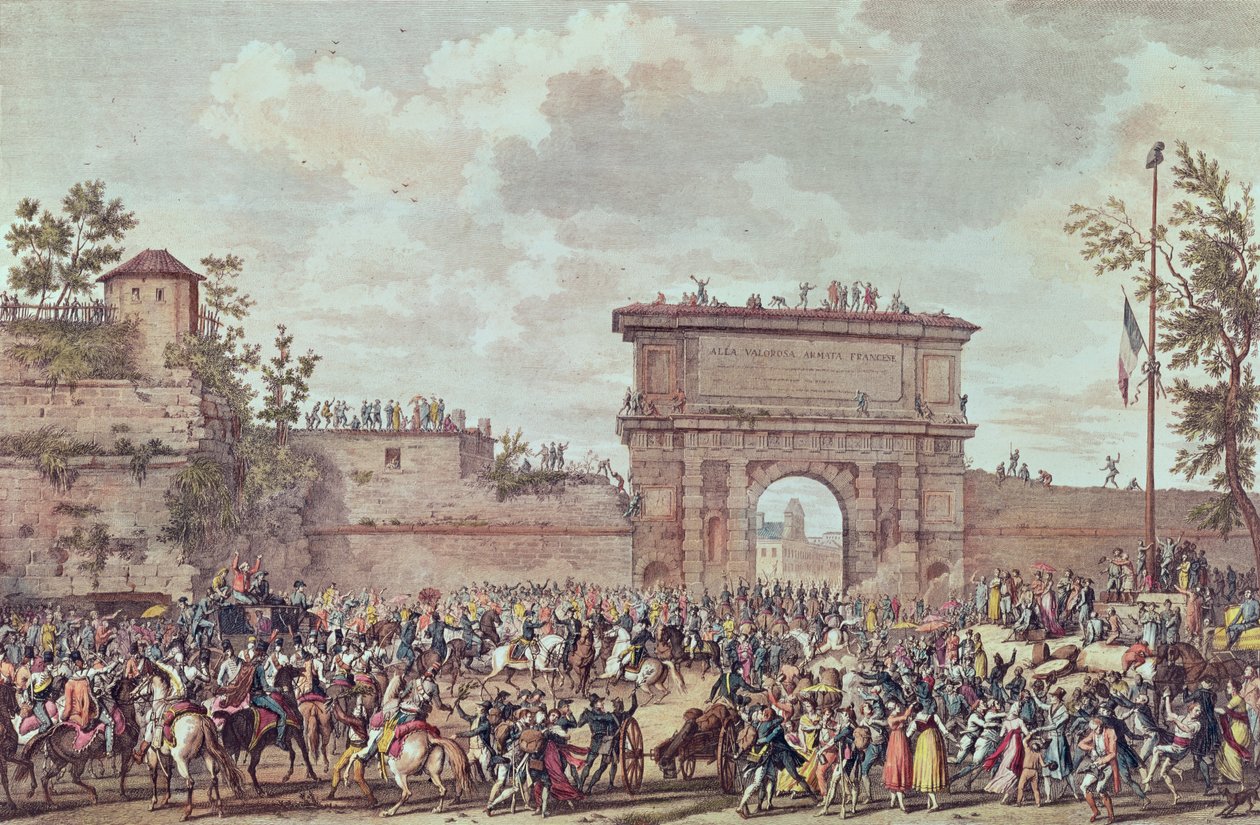 The Entry of the French into Milan, 25 Floreal An IV (14th May 1796) by Antoine Charles Horace Vernet