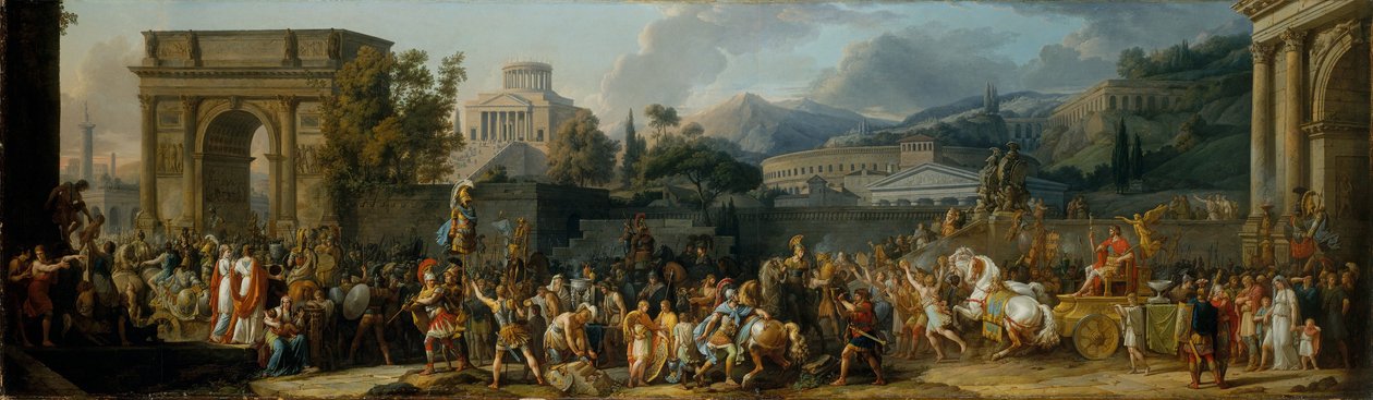 The Triumph of Aemilius Paulus by Antoine Charles Horace Vernet