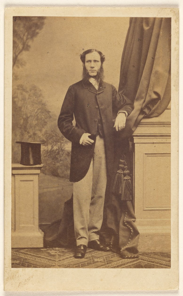 Unidentified Man with Long Muttonchops, Standing by Antoine Claudet
