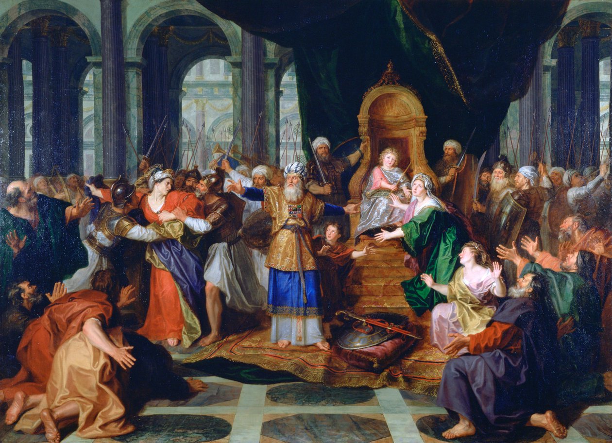 Athaliah Expelled from the Temple by Antoine Coypel