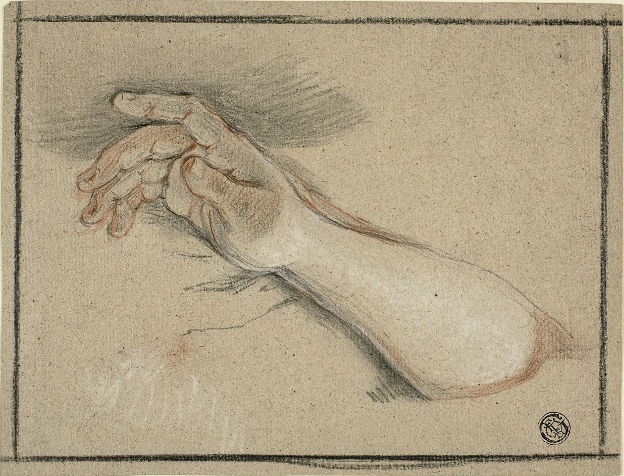 Hand and Forearm by Antoine Coypel: Buy fine art print