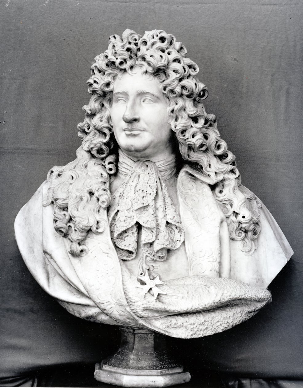 Bust of Jules Hardouin Mansart (1646-1708) by Antoine Coysevox