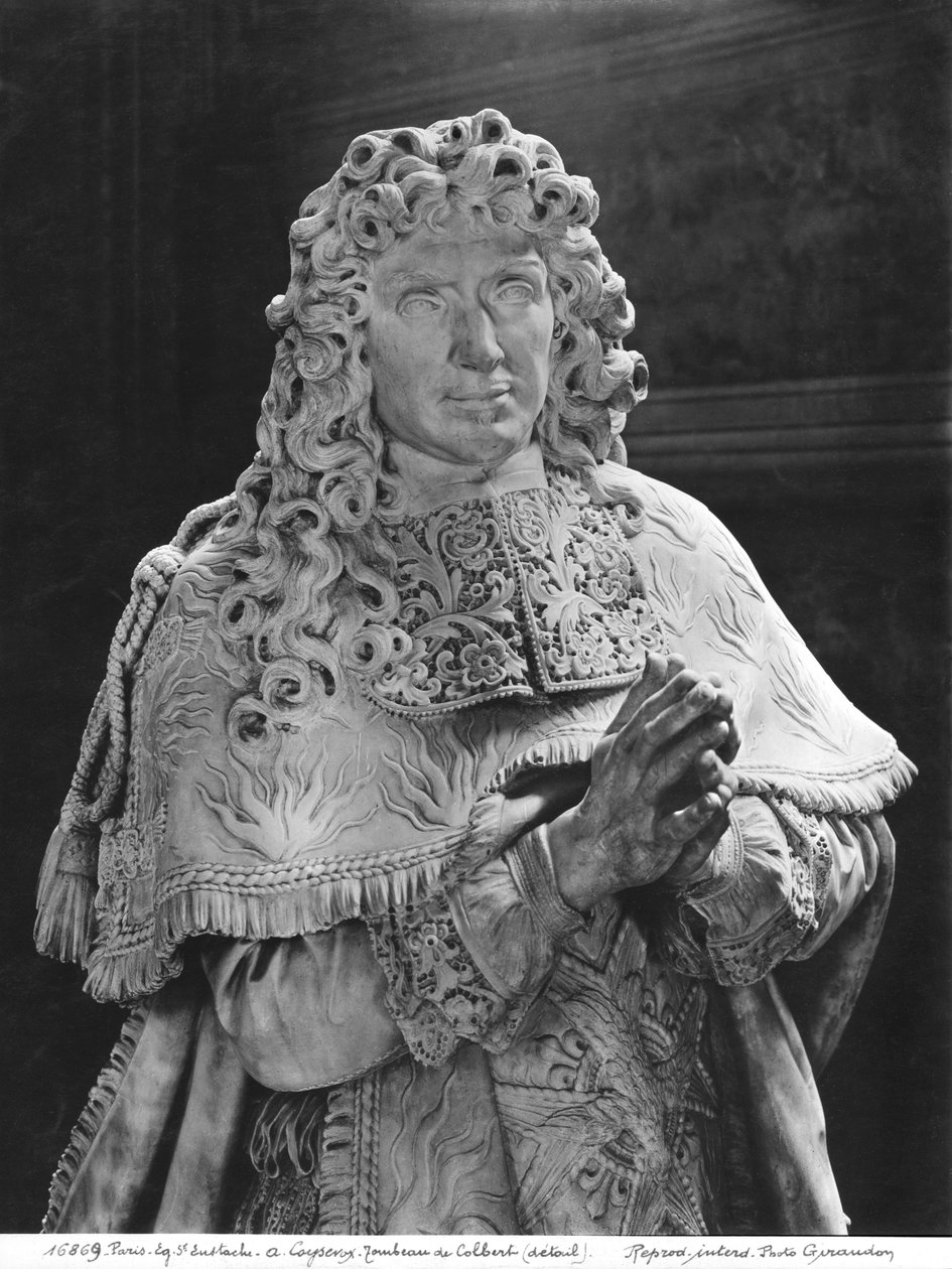 Tomb of Jean-Baptiste Colbert de Torcy (detail of Colbert)