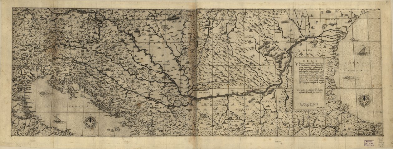 Relief Shown Pictorially by Antoine; Forlani Lafréry
